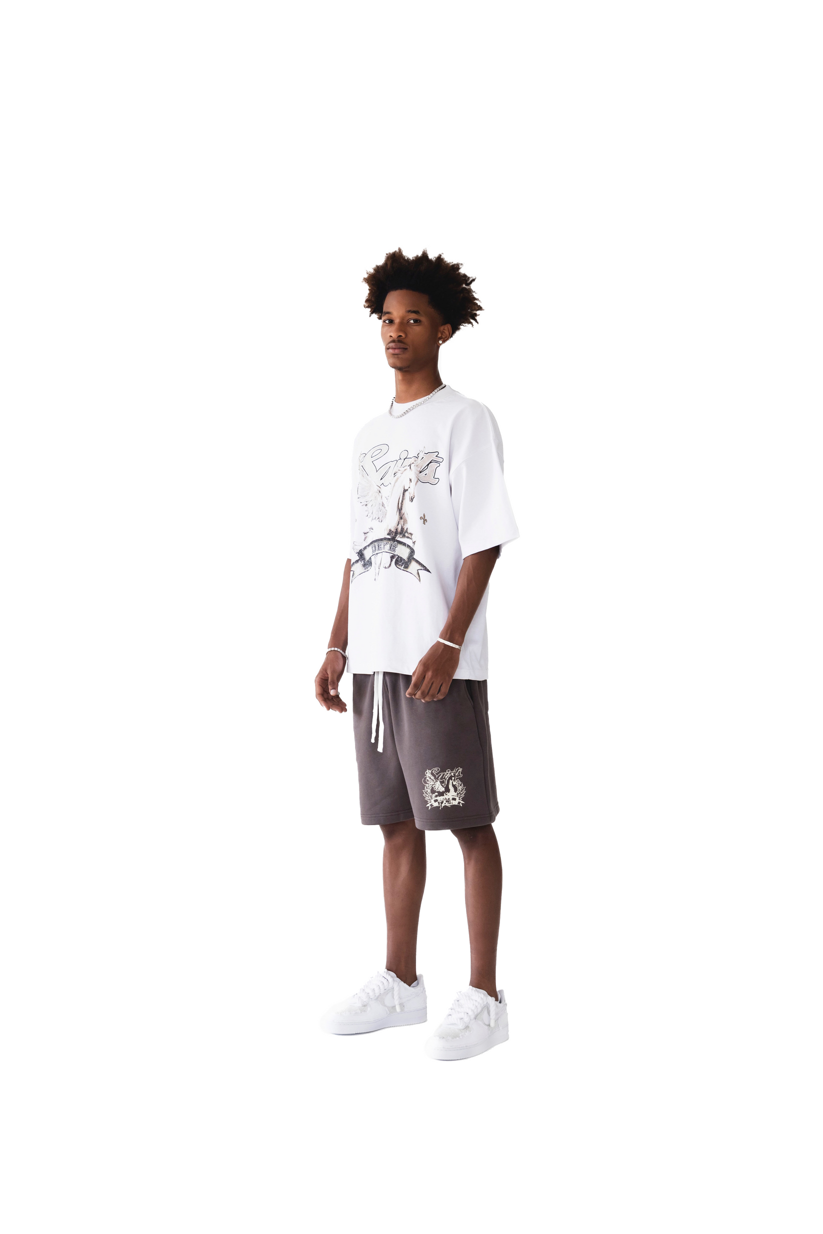 Saints Delyé Eternal Horse Weißes T-Shirt