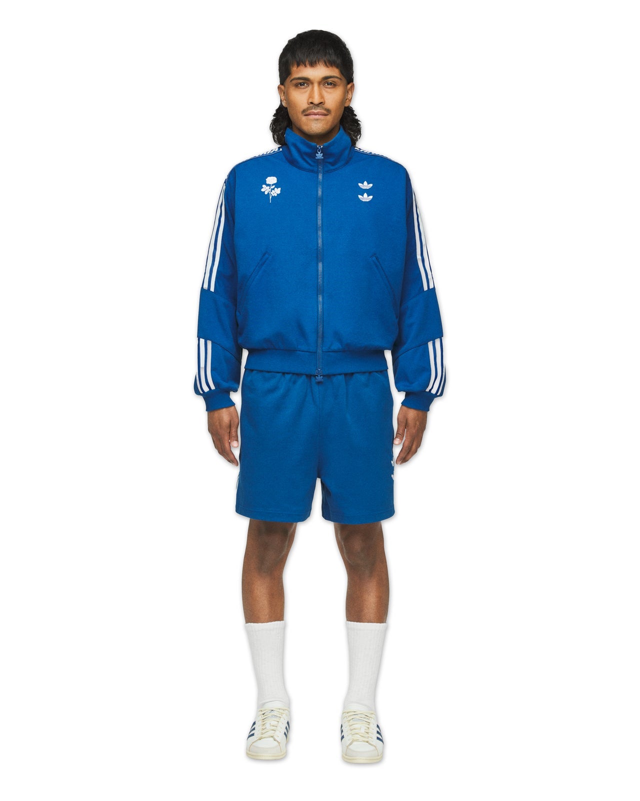 Adidas x Willy Chavarria Gym Shorts Blau/Weiß