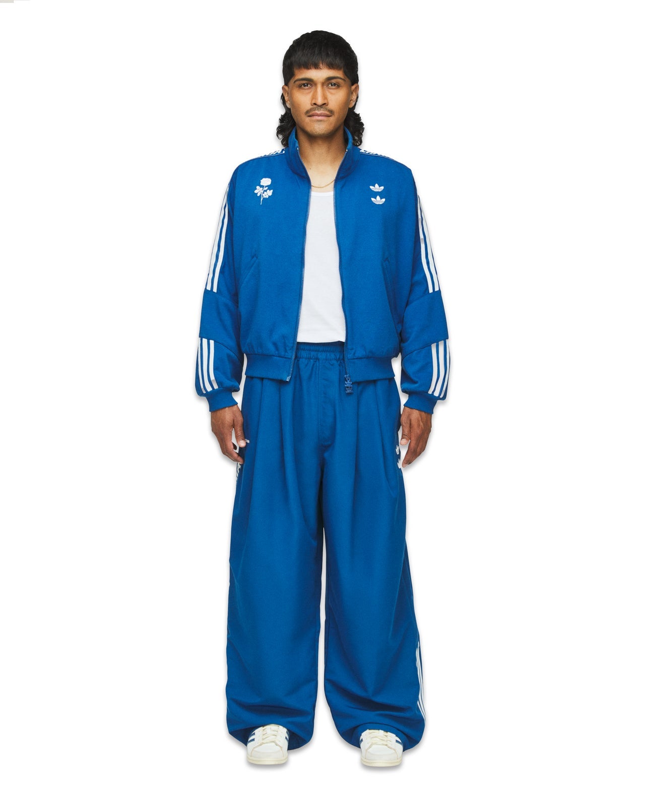 Adidas x Willy Chavarria Knit Track Pant Blue/White