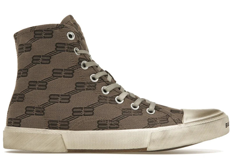 Balenciaga Paris High Top Brown