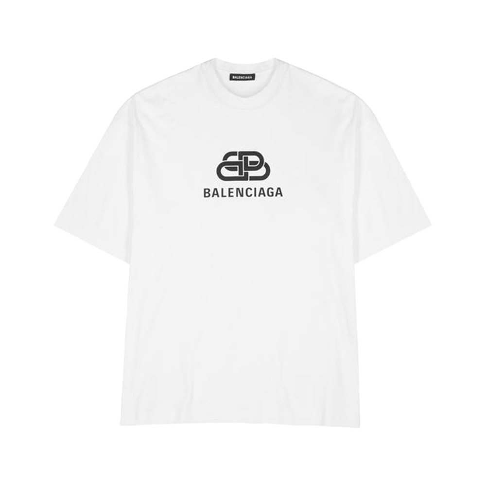 Balenciaga BB Logo Tee White – The Garden Balenciaga BB Logo Tee White – The Garden