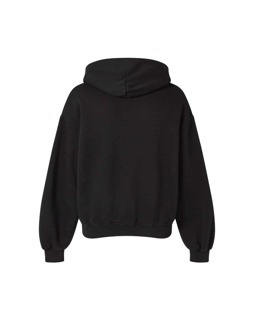 Velour Garments 450 GSM 'Jet Black' Hoodie