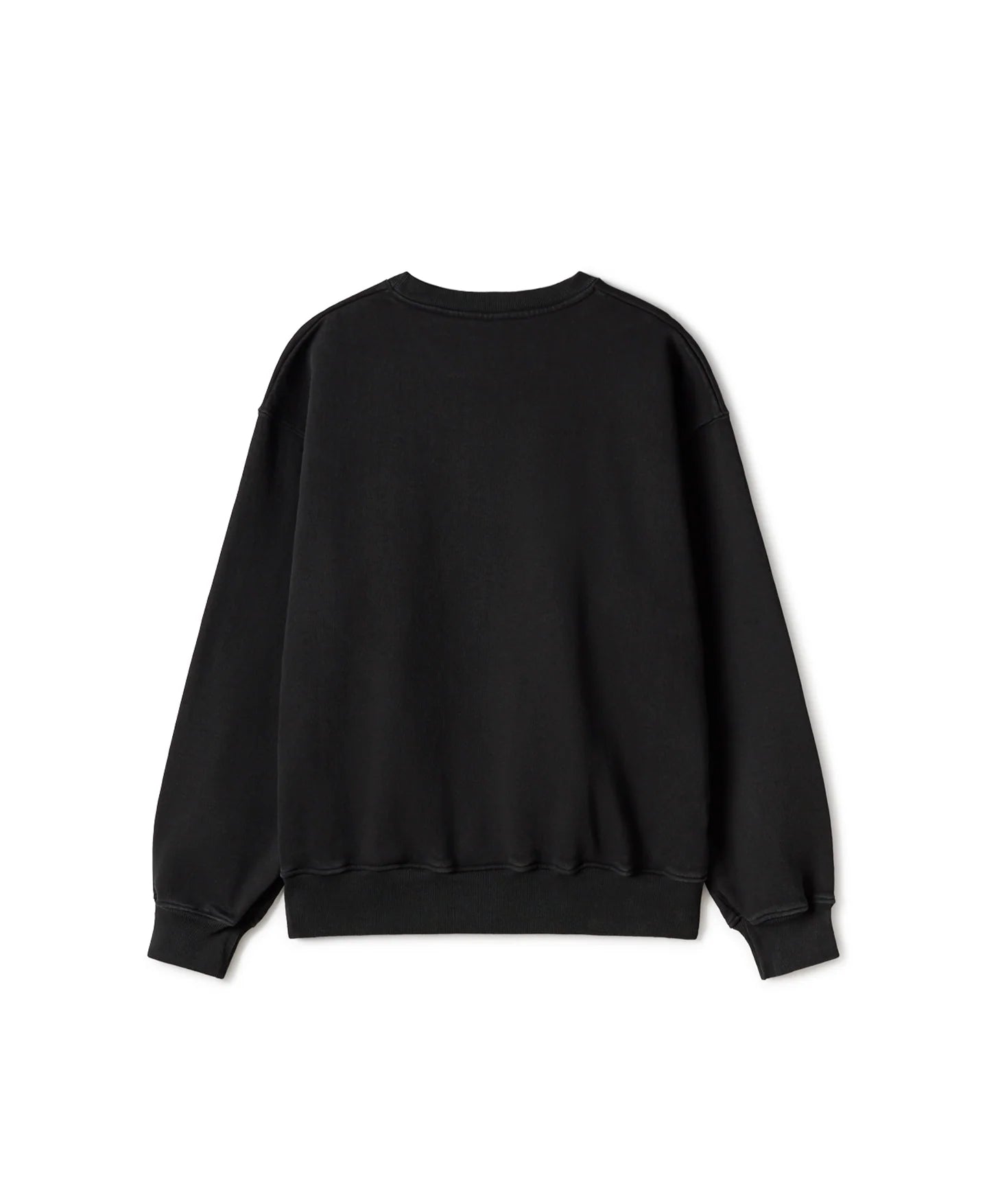 Velour Garments 600 GSM „Jet Black“ Rundhalsausschnitt
