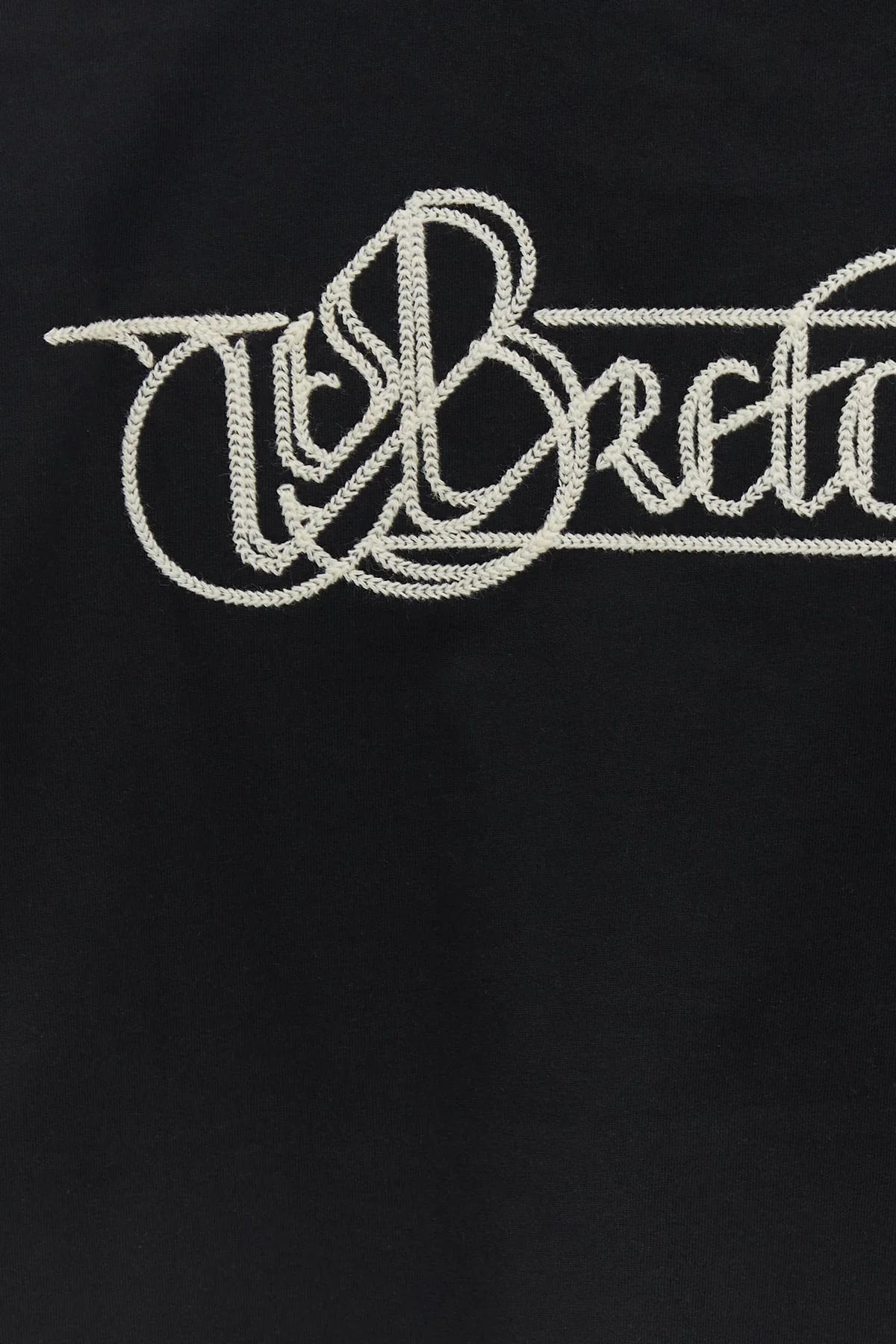Ugo Boulard Short Sleeve Cotton T-shirt With "Les Bretons" Embroidery