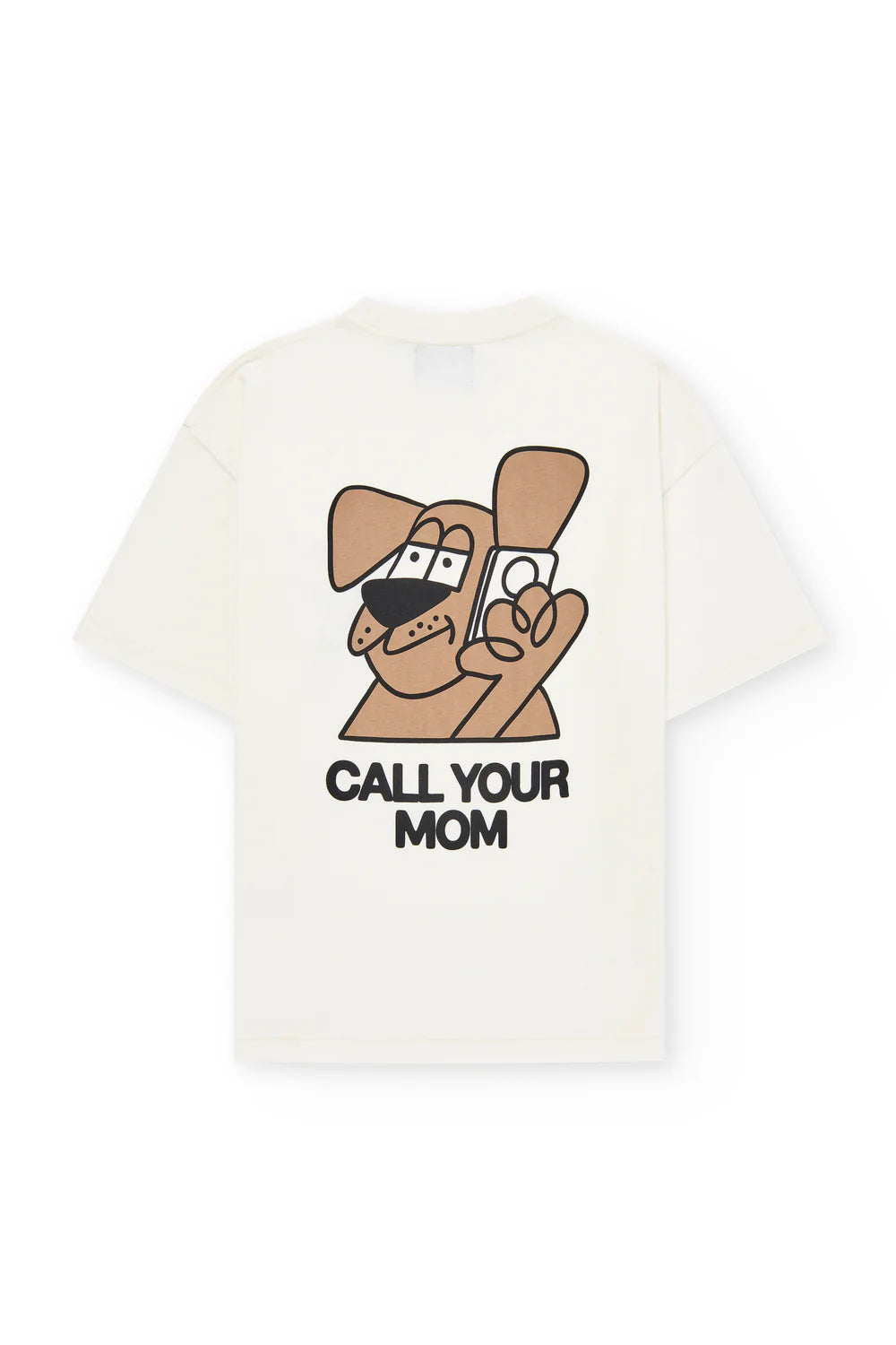 NWHR Call your mom T-shirt Beige