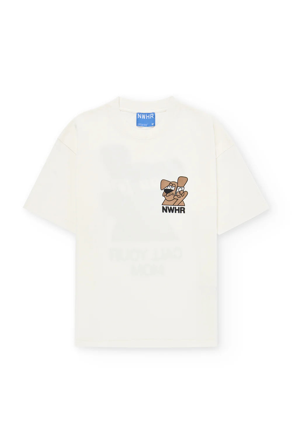 NWHR Call your mom T-shirt Beige
