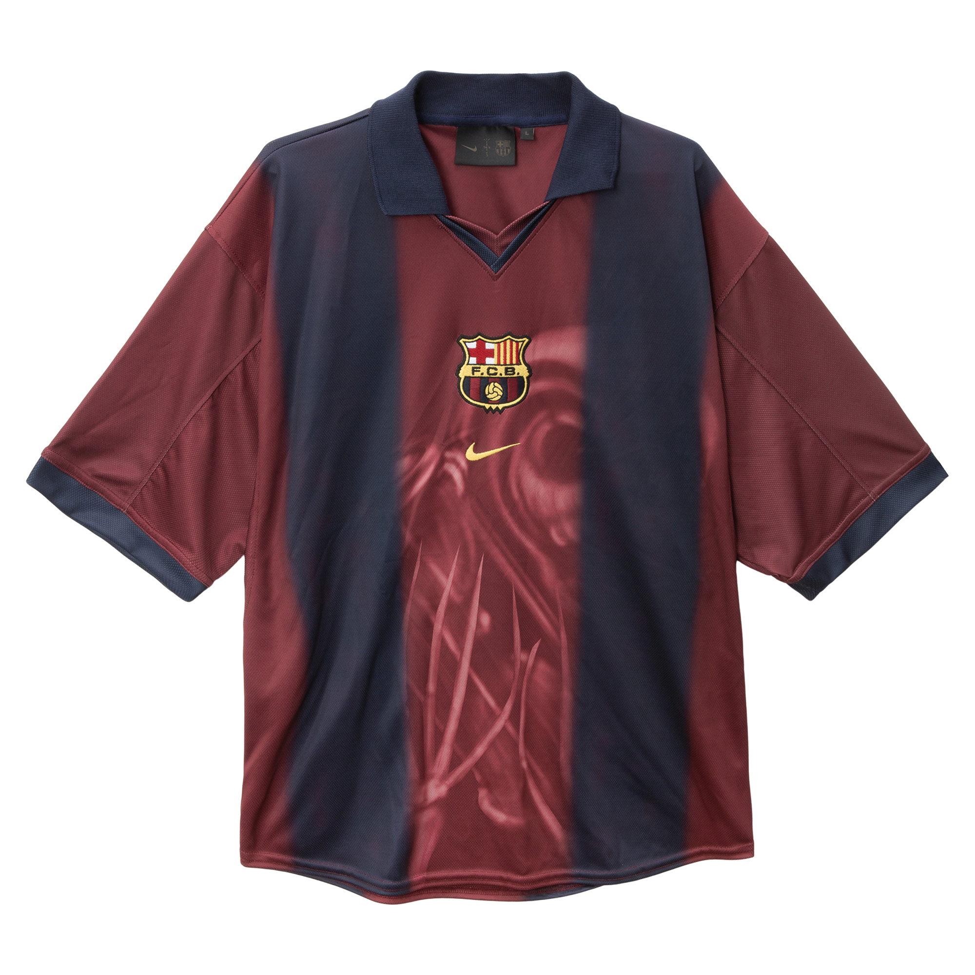 Travis Scott X Nike X Fc Barcelona Retro 2000/01 Skelett-Heimtrikot