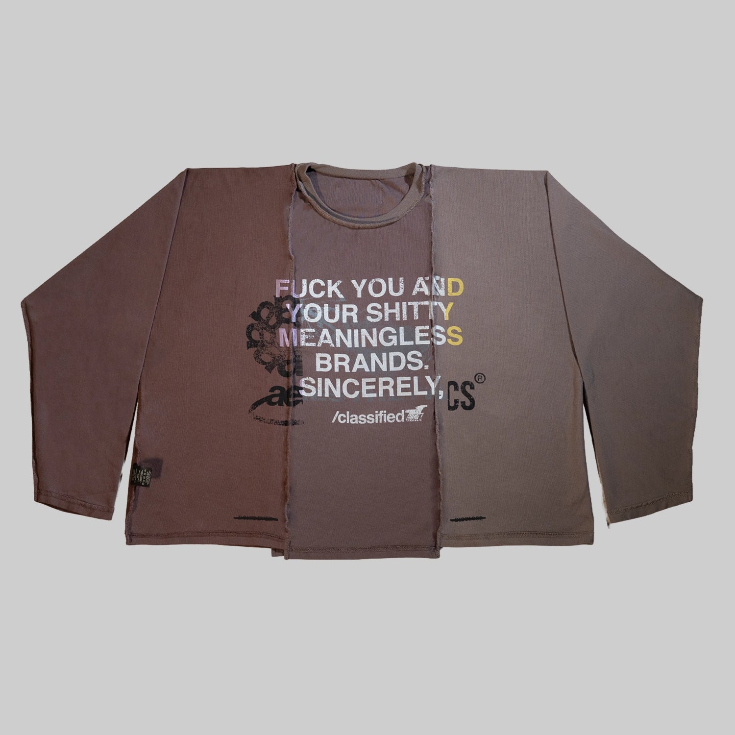 Classified Statement Longsleeve Brown