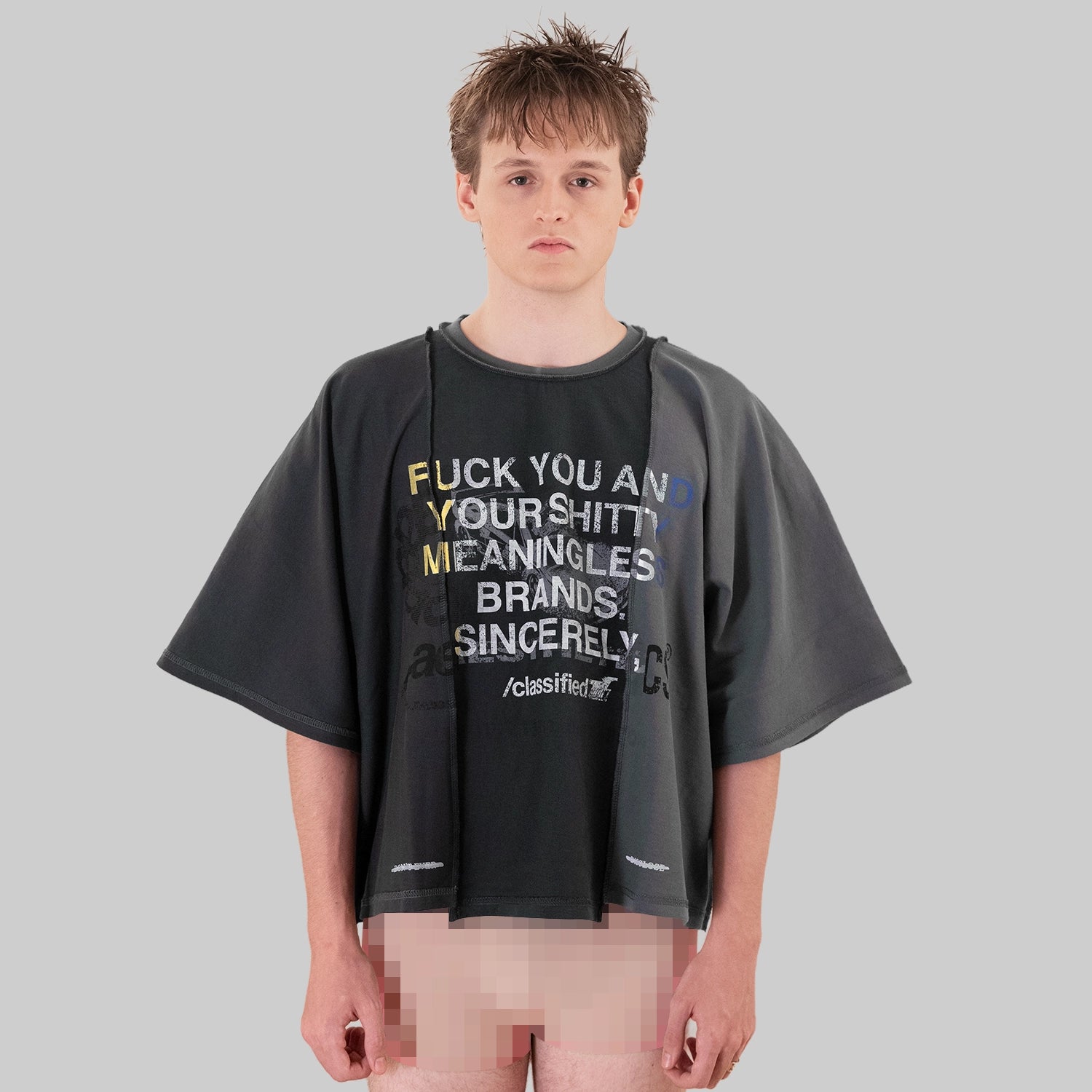Classified Statement T-Shirt Black