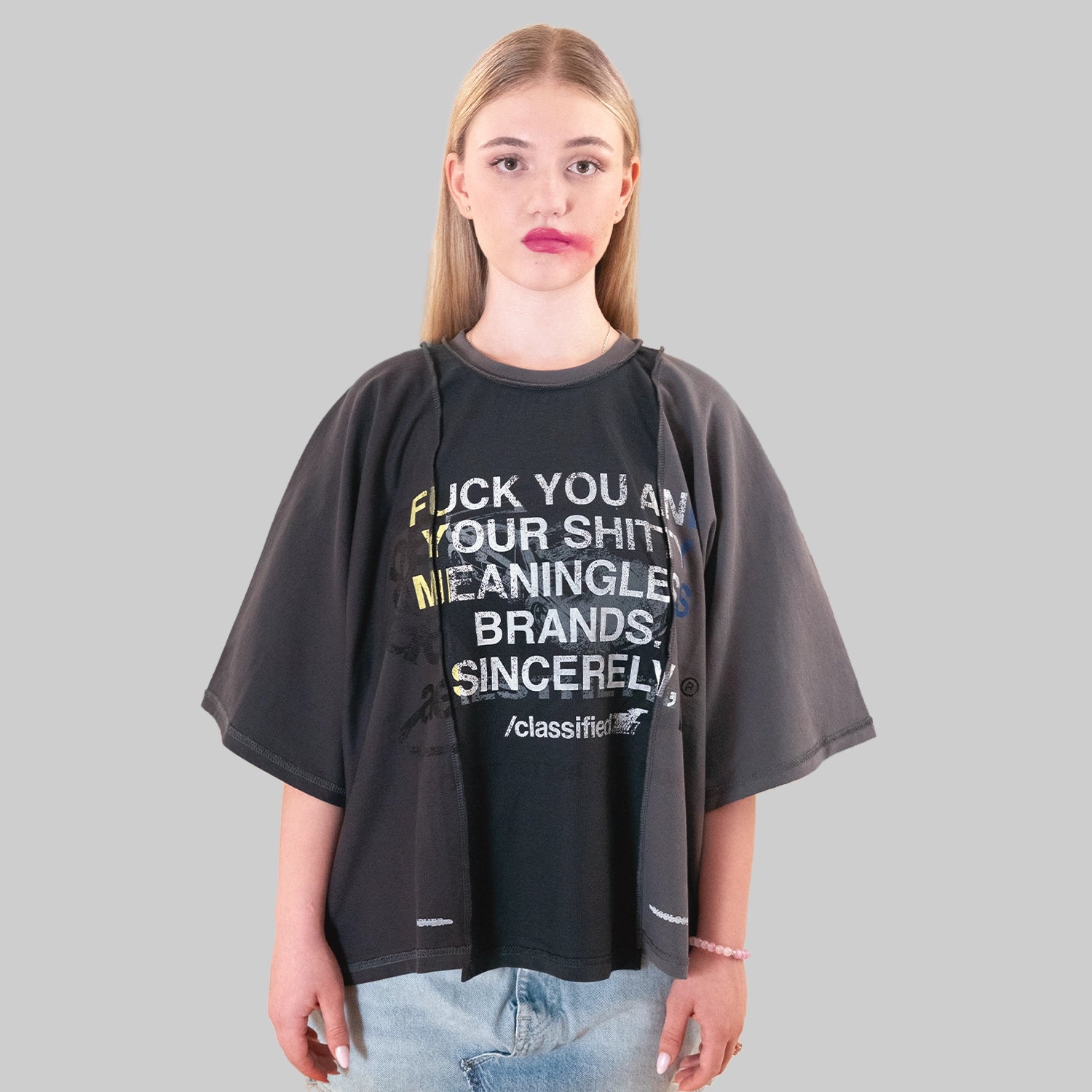 Classified Statement T-Shirt Black