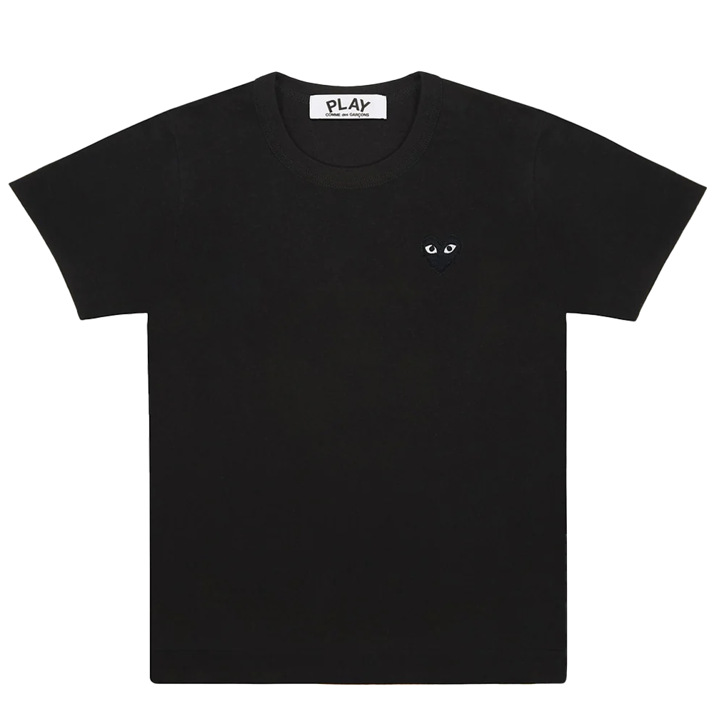 Comme des Garcons Play Black Heart T Shirt Black The Garden