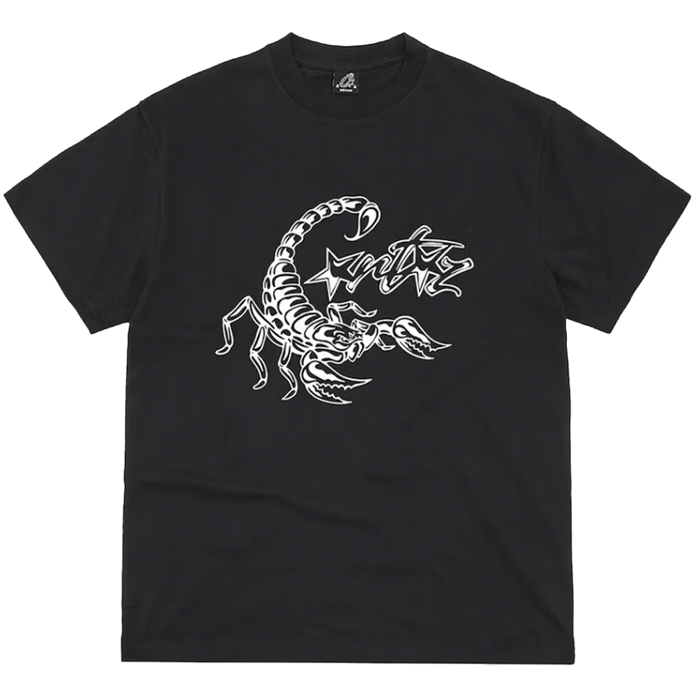 Corteiz Scorpion Allstarz Tee Black
