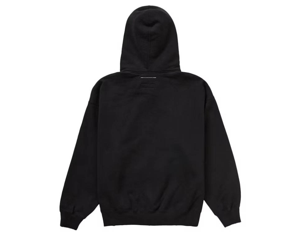 Supreme MM6 Maison Margiela Zip Up Hooded Sweatshirt Black