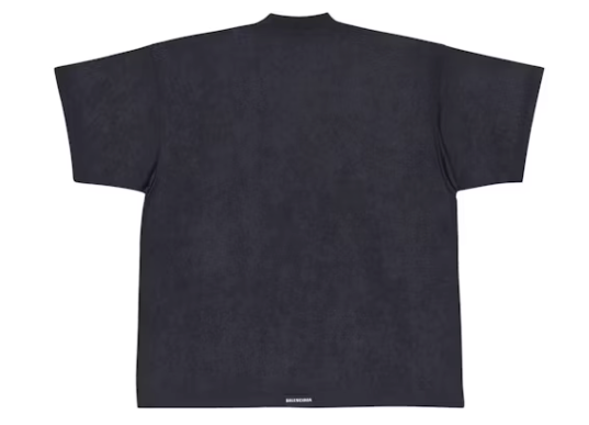 Balenciaga Tab T-Shirt Black