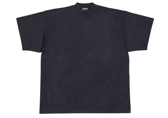 Balenciaga Tab T-Shirt Black