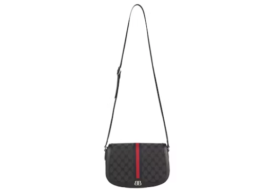 Gucci x Balenciaga The Hacker Project Medium Shoulder Bag Black
