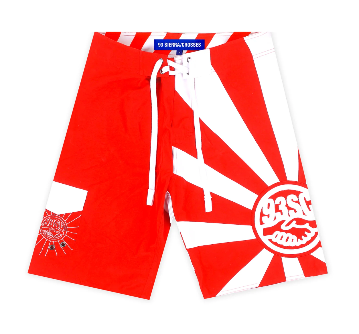 93 Sierra/Crosses Rising Logo Red Board Short