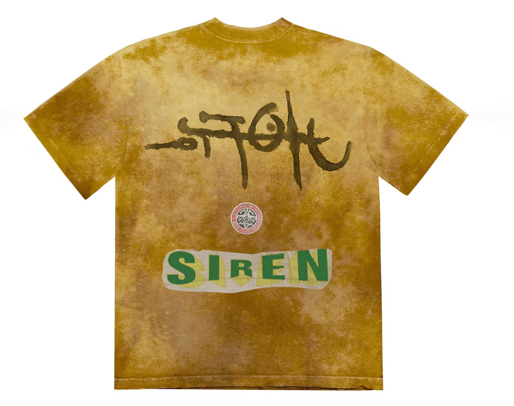 Travis Scott Utopia Siren Tie Dye Tee Multicolor