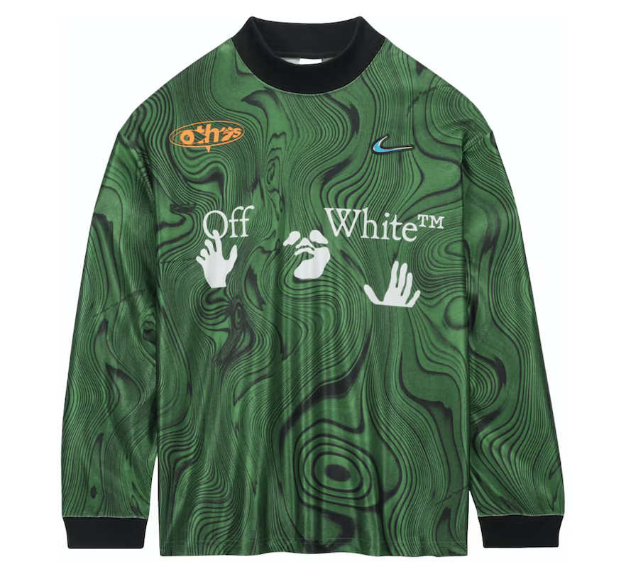 Nike x Off-White Allover Print Jersey Kelly Green
