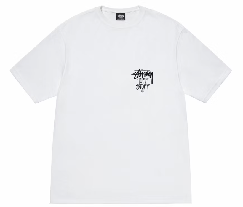 Stussy Tuff Stuff Tee White
