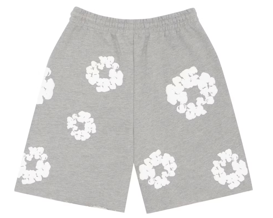 Denim Tears The Cotton Wreath Shorts Grau