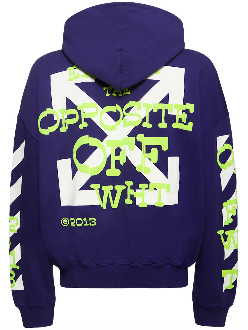 Off-White Hoodie Opposite Arrow Lila