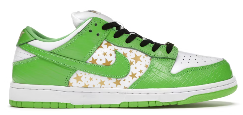 Nike SB Dunk Low Supreme Stars Mean Green (2021)