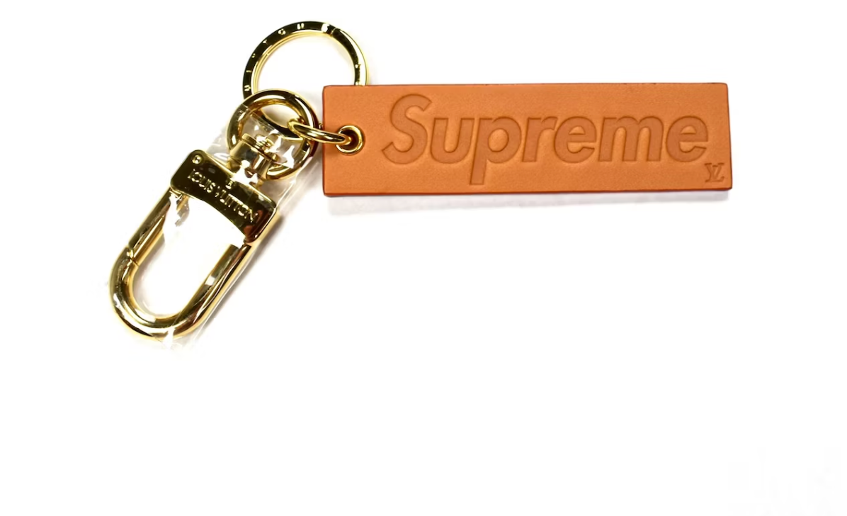 Louis Vuitton x Supreme Keychain Brown