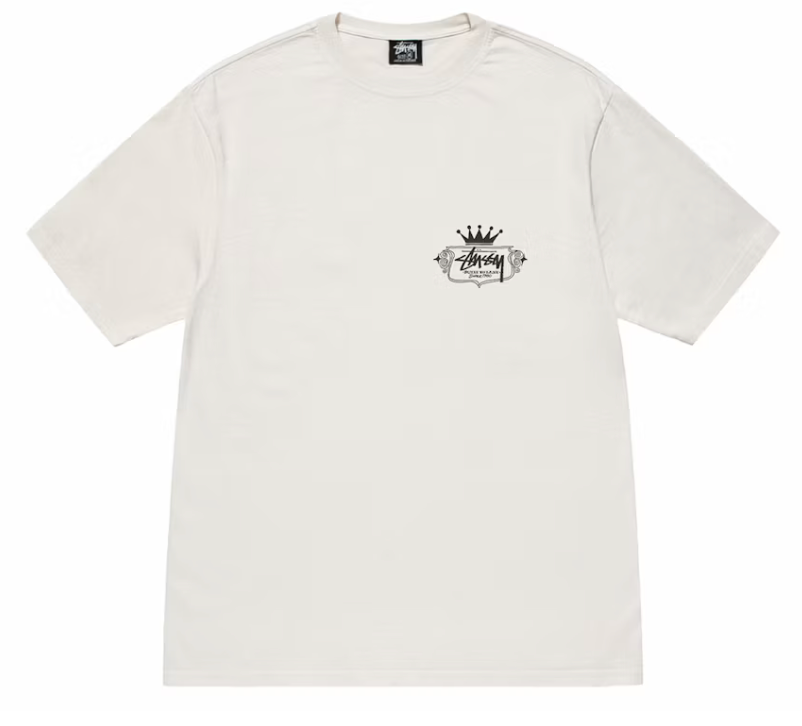 Stussy Built To Last Pigment Dyed Tee Natural