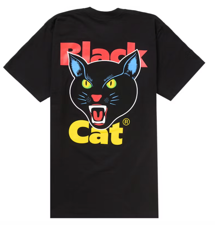 Supreme Black Cat Tee (SS24) Black