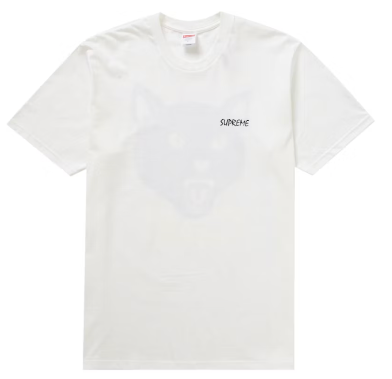 Supreme Black Cat Tee (SS24) White