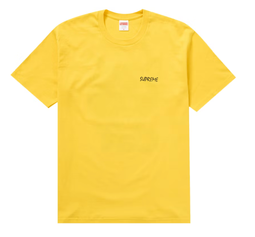 Supreme Black Cat Tee (SS24) Yellow