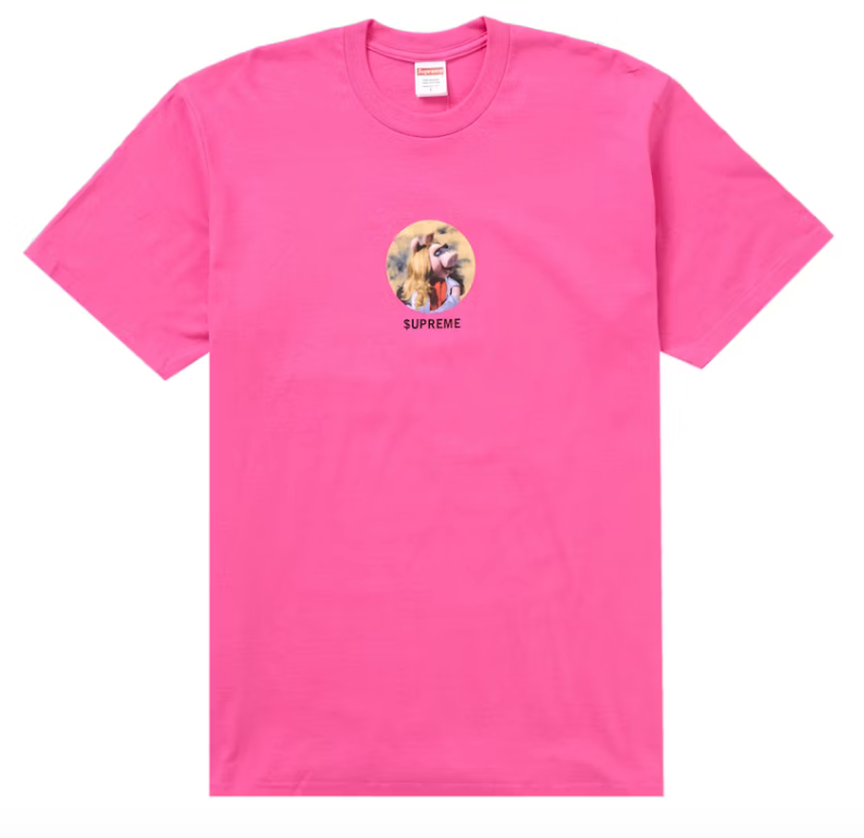 Supreme Miss Piggy Tee Fuchsia