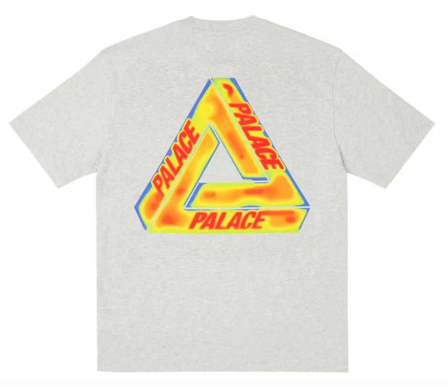 Palace Heat Sensi T-shirt Gray Marl