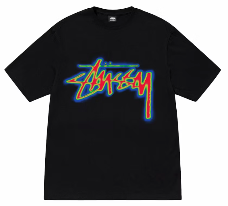 Stussy Thermal Stock Tee Black