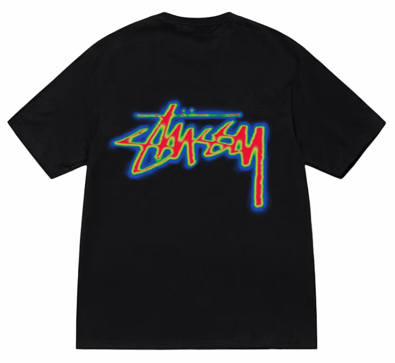 Stussy Thermal Stock Tee Black