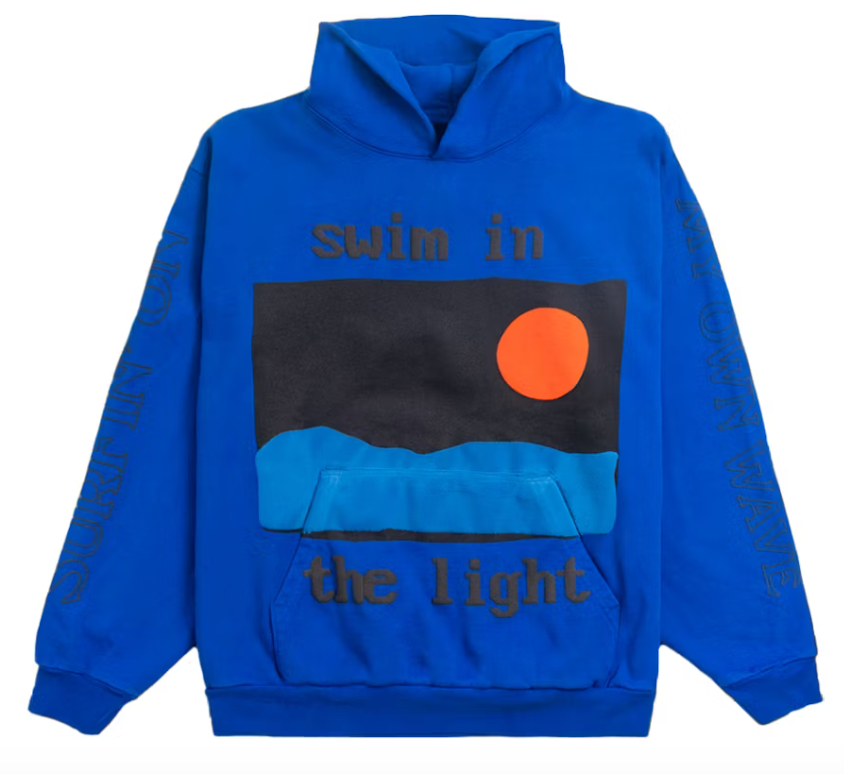 CPFM X Kid Cudi Rolling Loud Swim In The Light Hoodie Blue
