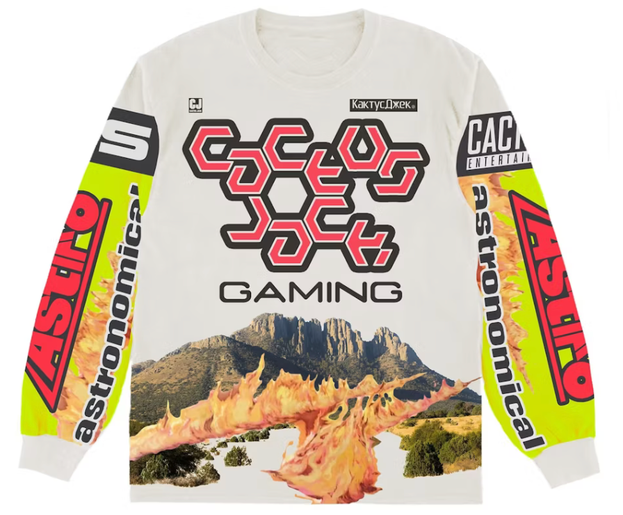 Travis Scott The Scotts Cj Gaming II L/S Jersey White/Multi