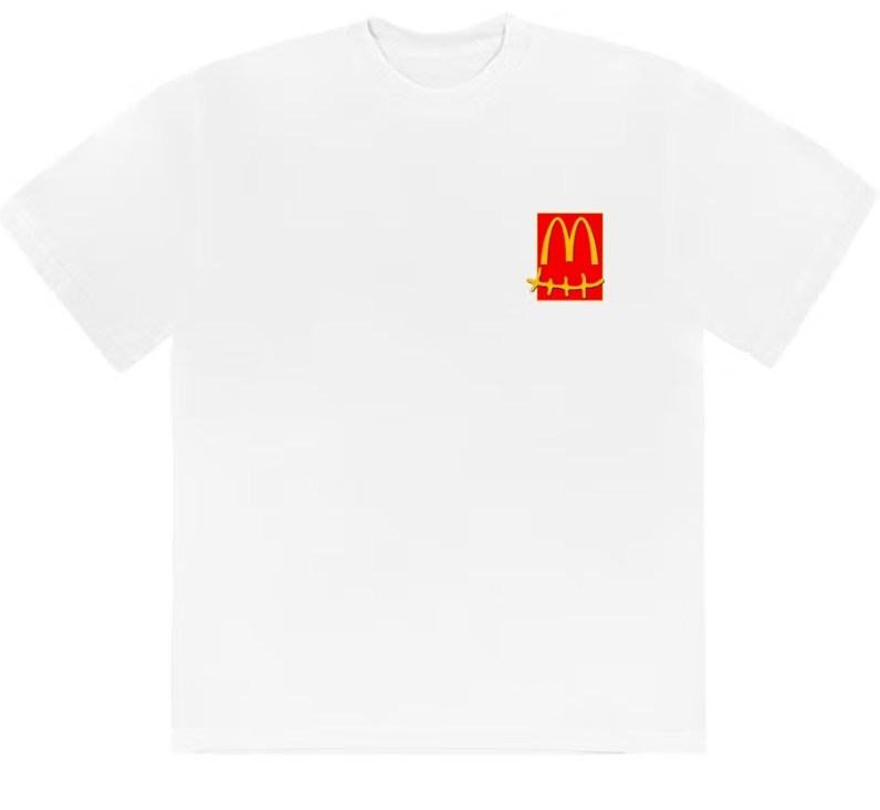 Travis Scott x McDonald's Action Figure Series T-shirt White