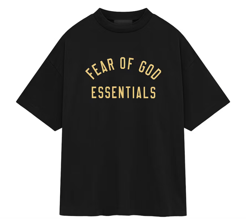 Fear of God Essentials Jersey Crewneck Tee Black