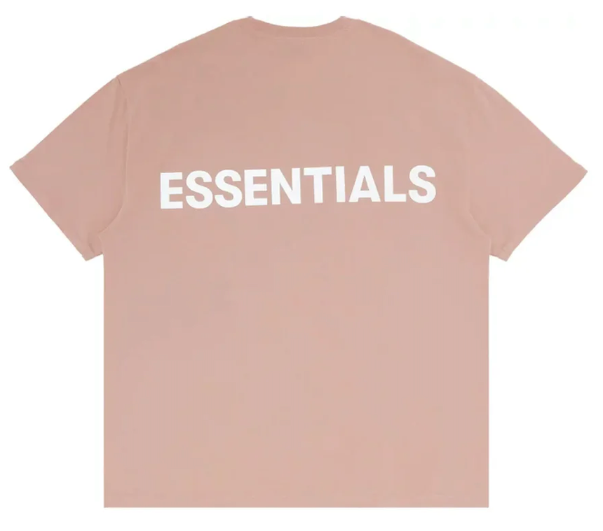 Fear of God Essentials Pink 3M Logo Boxy T-shirt Blush