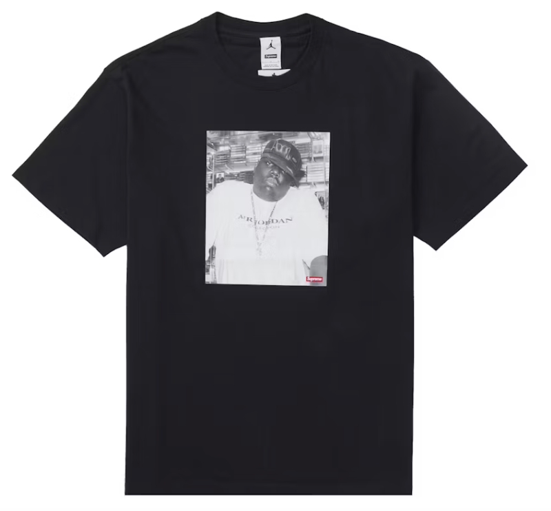 Supreme Jordan Biggie S/S Top Black