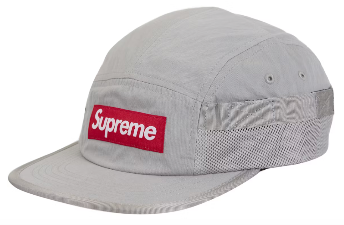 Supreme Mesh Pocket Camp Cap (FW24) Silver