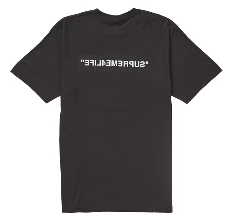 Supreme 4 Life Tee Black
