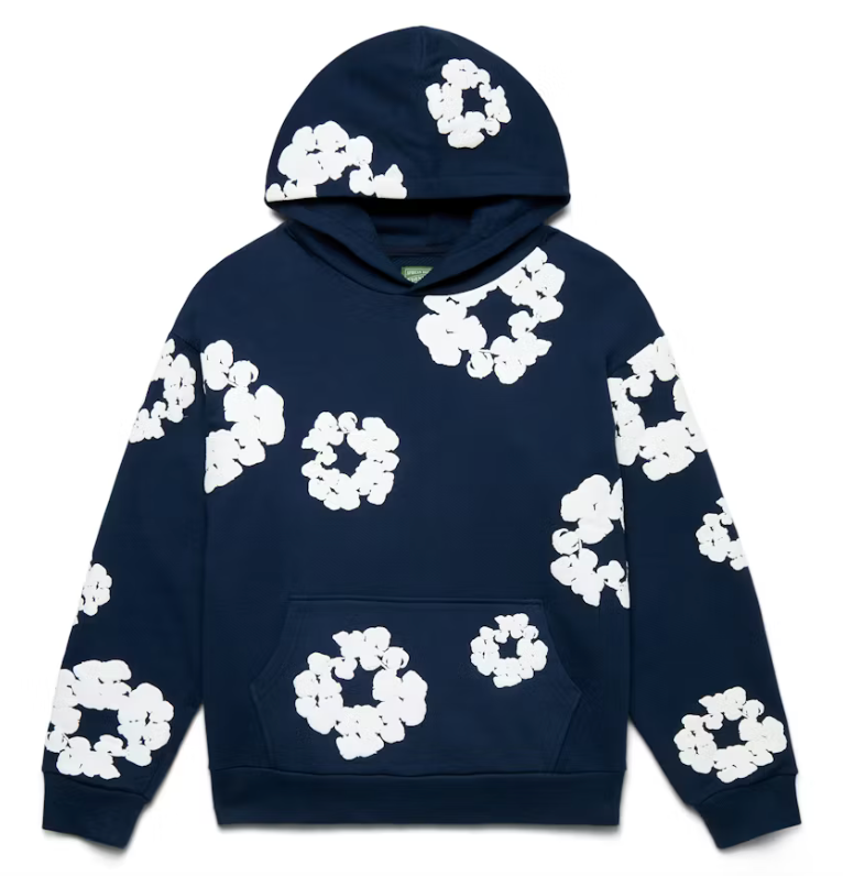 Denim Tears The Cotton Wreath Sweatshirt Navy