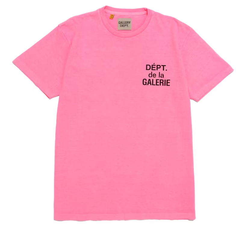 Gallery Dept. Französisches T-Shirt Flo Pink