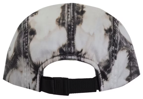 Supreme Bleached Chino Camp Cap Black
