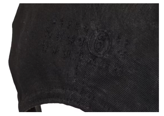 Supreme MM6 Maison Margiela Painted Camp Cap Black