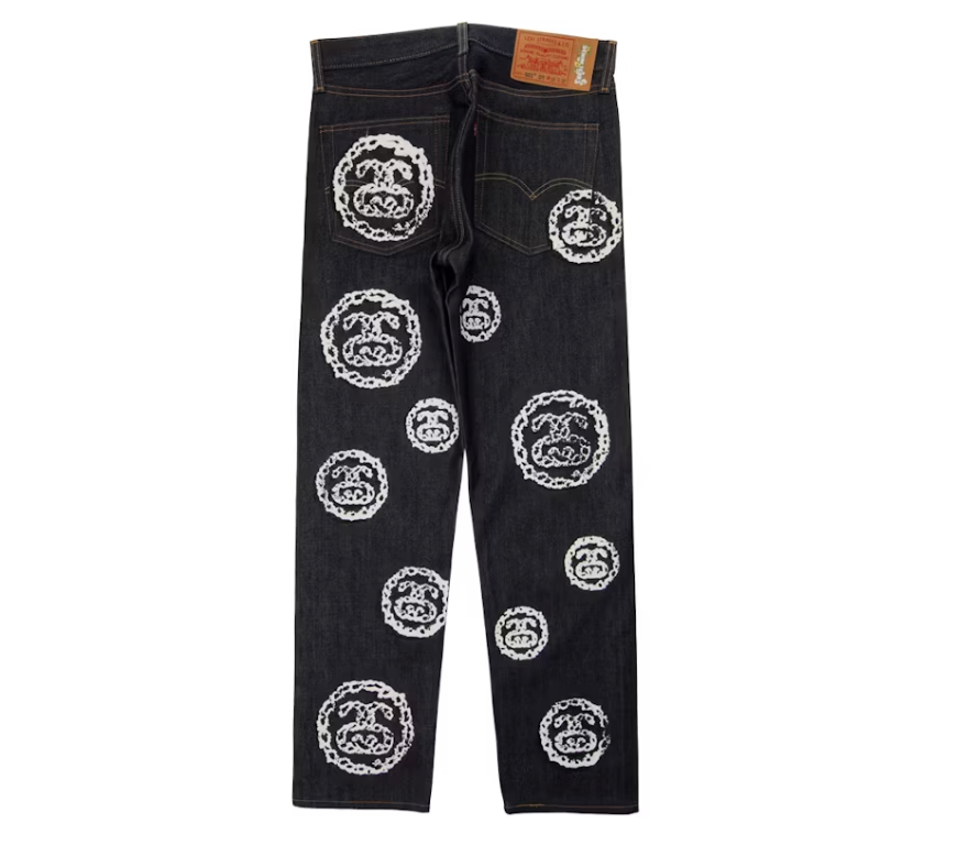 Stussy x Denim Tears 501 Jean Raw Denim