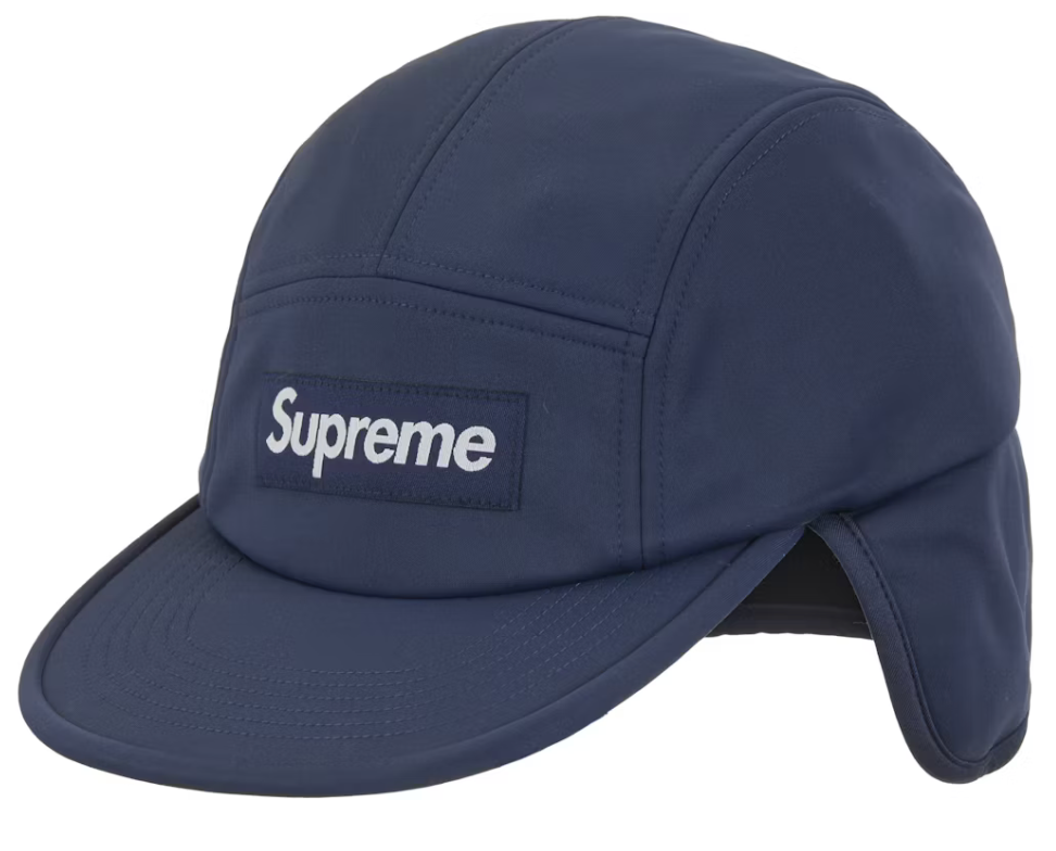 Supreme WINDSTOPPER Earflap Camp Cap (FW24) Navy